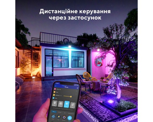 Світильник Govee H7060 LED Smart Flood Lights, 4pcs, RGBICWW, Wi-Fi/Bluetooth, Black (H7060311)