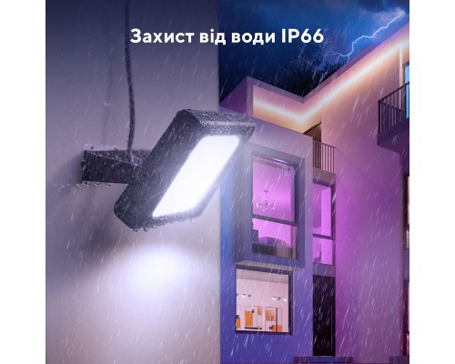 Світильник Govee H7060 LED Smart Flood Lights, 4pcs, RGBICWW, Wi-Fi/Bluetooth, Black (H7060311)