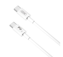 Дата кабель USB-C to USB-C 2.0m 100W white XO (CB-Q100-2CC)