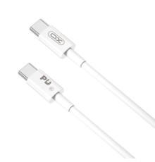 Дата кабель USB-C to USB-C 2.0m 100W white XO (CB-Q100-2CC)
