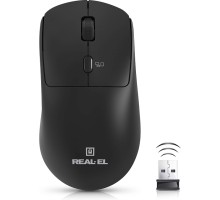 Мишка REAL-EL RM-317W Wireless Black (EL123200052)