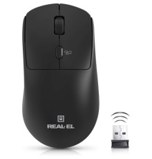 Мишка REAL-EL RM-317W Wireless Black (EL123200052)