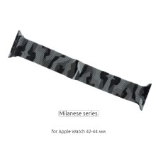 Ремінець до смарт-годинника Armorstandart Milanese Loop для Apple Watch 42 (Series 11-10)/41/40/38 Military Ahs Grey (ARM52907)