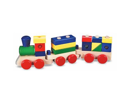 Розвиваюча іграшка Melissa&Doug Поезд из кубиков (MD572)