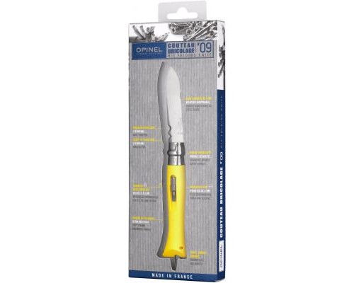 Ніж Opinel №9 Diy желтый (1804)