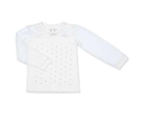 Кофта дитяча Breeze з шифоновими рукавами і стразами (8840-104G-beige)