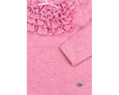 Кофта дитяча Breeze з мереживною оборкою (10040-86G-pink)