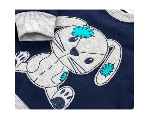 Набір дитячого одягу Breeze з зайцем (9513-80B-blue)