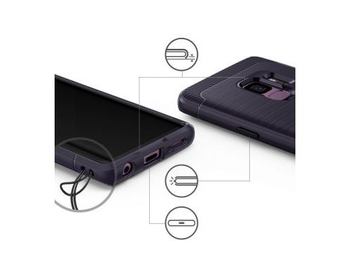 Чохол до мобільного телефона Ringke Onyx Samsung Galaxy S9 Plum Violet (RCS4418)