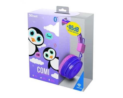 Навушники Trust_акс Comi Kids Over-Ear Purple (23129)