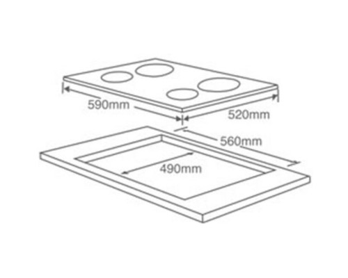 Варочна поверхня Interline HHV 365 SPT BA
