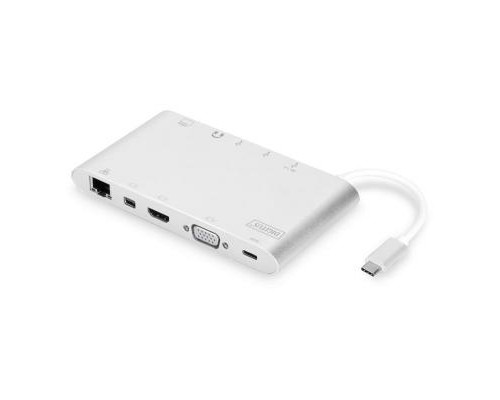 Концентратор Universal Docking Station, USB Type-C™ Digitus (DA-70861)
