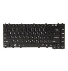 Клавіатура ноутбука PowerPlant TOSHIBA Satellite A200, A300 черный, черный фрейм (KB310296)