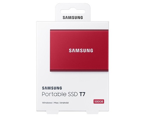 Накопичувач SSD USB 3.2 500GB T7 Samsung (MU-PC500R/WW)