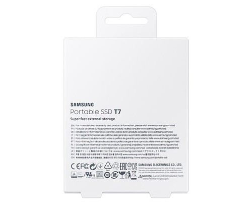Накопичувач SSD USB 3.2 500GB T7 Samsung (MU-PC500R/WW)