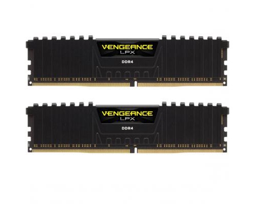 Модуль пам'яті для комп'ютера DDR4 32GB (2x16GB) 3200 MHz Vengeance LPX Black Corsair (CMK32GX4M2E3200C16)
