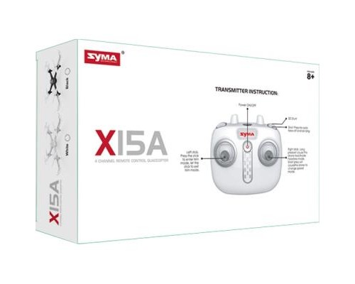 Радіокерована іграшка Syma Квадрокоптер с 2,4 Ггц управлением (X15A Black)