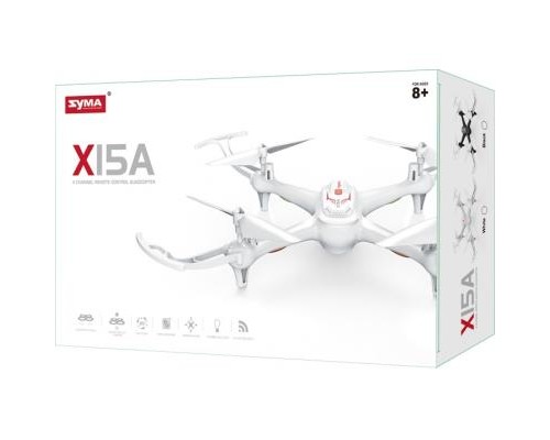 Радіокерована іграшка Syma Квадрокоптер с 2,4 Ггц управлением (X15A Black)