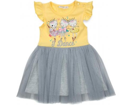 Плаття дитяче Breeze з котиками (14368-86G-yellow)