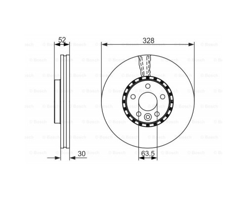 Гальмівний диск Bosch 0 986 479 621
