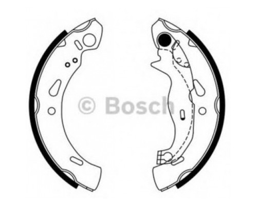 Гальмівні колодки Bosch 0 986 487 727