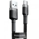 Дата кабель USB 3.1 AM to Type-C 1.0m 3A grey-black Baseus (CATKLF-BG1)