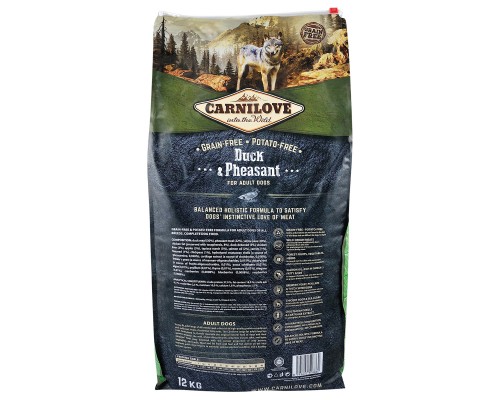 Сухий корм для собак Carnilove Adult Duck and Pheasant 12 кг (8595602508860)