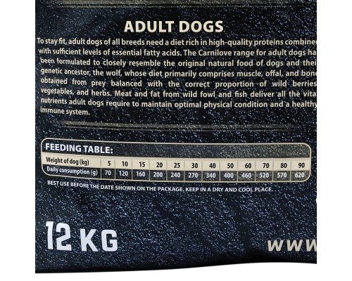 Сухий корм для собак Carnilove Adult Duck and Pheasant 12 кг (8595602508860)