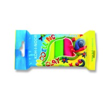 Пластилін Koh-i-Noor Fluorescent 5 кольорів 100 г (01315S0502PS)