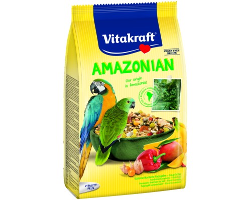 Корм для птахів Vitakraft Amazonia для американських папуг 750 г (4008239216434)