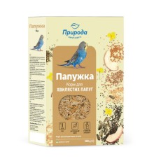 Корм для птахів Природа для хвилястих папуг, йод 500 г (4823082410873)