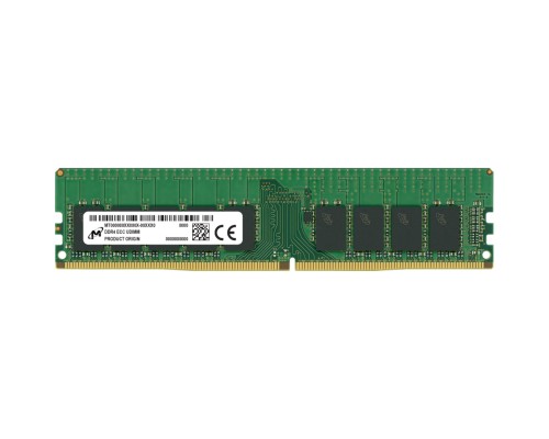 Модуль пам'яті для сервера DDR4 16GB ECC UDIMM 3200MHz 1Rx8 1.2V CL22 Micron (MTA9ASF2G72AZ-3G2F1R)