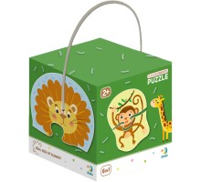 Пазл DoDo 2-3-4 елементи Дикі тварини (300153)