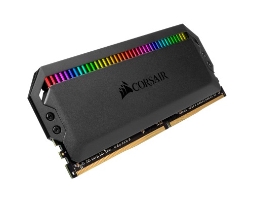 Модуль пам'яті для комп'ютера DDR4 32GB (2x16GB) 3200 MHz Dominator Platinum RGB Black Corsair (CMT32GX4M2C3200C16)