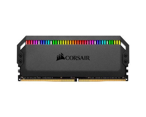 Модуль пам'яті для комп'ютера DDR4 32GB (2x16GB) 3200 MHz Dominator Platinum RGB Black Corsair (CMT32GX4M2C3200C16)