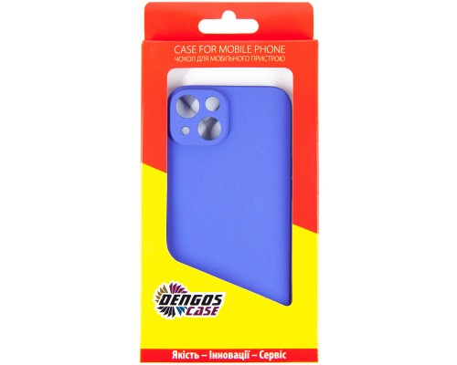 Чохол до мобільного телефона Dengos Carbon iPhone 14 purple (DG-TPU-CRBN-157)