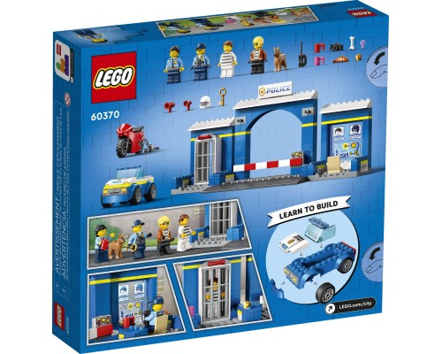 Конструктор LEGO City Переслідування на поліцейській дільниці 172 деталей (60370)