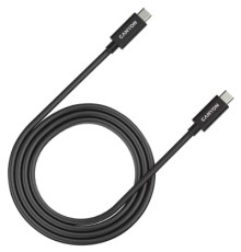 Дата кабель USB-C to USB-C 1.0m UC-44 5A 240W(ERP) E-MARK, black Canyon (CNS-USBC44B)