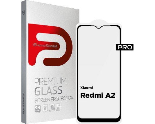 Скло захисне Armorstandart Pro Xiaomi Redmi A2 Black (ARM66569) Скло захисне Armorstandart Pro Xiaomi Redmi A2 Black (ARM66569)