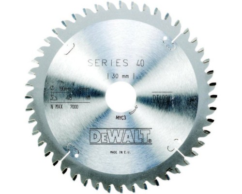 Диск пильний DeWALT EXTREME WORKSHOP, 190 х 30 мм, 48 z (TCG), -5 градусів (DT4094)