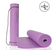 Килимок для йоги PowerPlay 4010 PVC Yoga Mat 173 x 61 x 0.6 см Лавандовий (PP_4010_Lavender_(173*0,6))