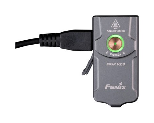 Ліхтар Fenix E03R V2.0 Blue (E03RV20BL)