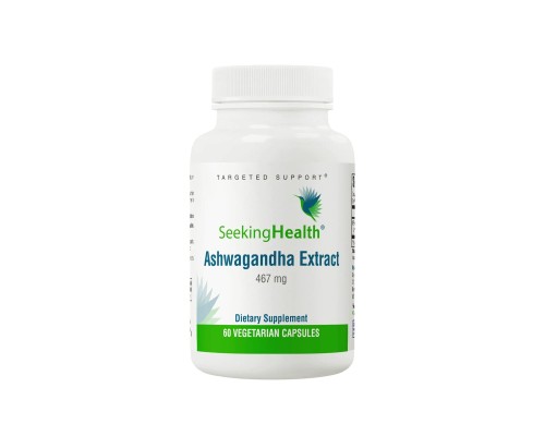 Трави Seeking Health Екстракт ашваганди, 467 мг, Ashwagandha Extract, 60 капсул (SKH-52014)