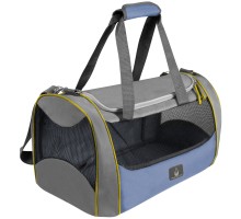 Переноска для тварин Collar 51х24х25 см до 9 кг Сіра (9981)