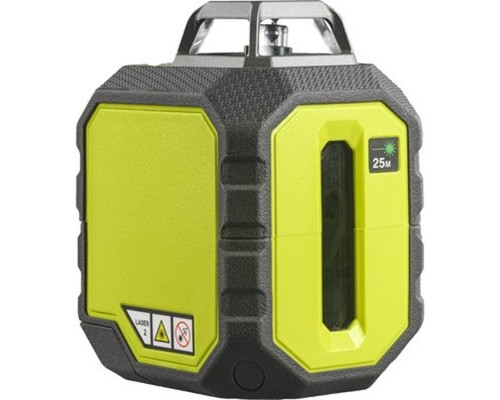 Лазерний нівелір Ryobi RB360GLL, 25 м, 360°, зелений промінь (5133005310)