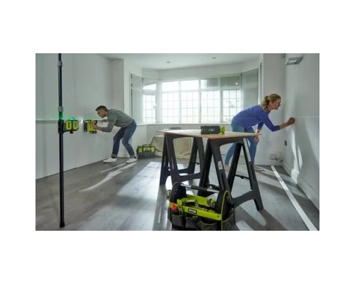 Лазерний нівелір Ryobi RB360GLL, 25 м, 360°, зелений промінь (5133005310)