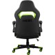 Крісло ігрове 2E Gaming Hebi Black/Green (2E-GC-HEB-BK)