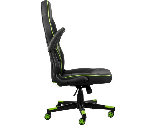 Крісло ігрове 2E Gaming Hebi Black/Green (2E-GC-HEB-BK)