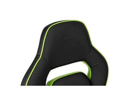 Крісло ігрове 2E Gaming Hebi Black/Green (2E-GC-HEB-BK)