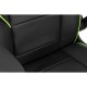 Крісло ігрове 2E Gaming Hebi Black/Green (2E-GC-HEB-BK)
